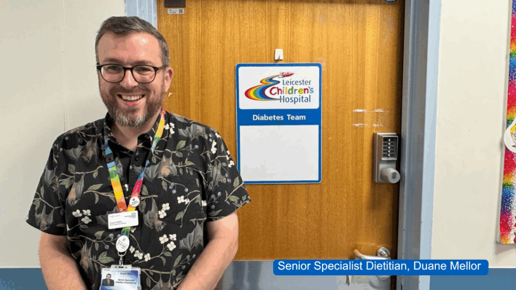 Senior specialist dietitian, Duane Mellor