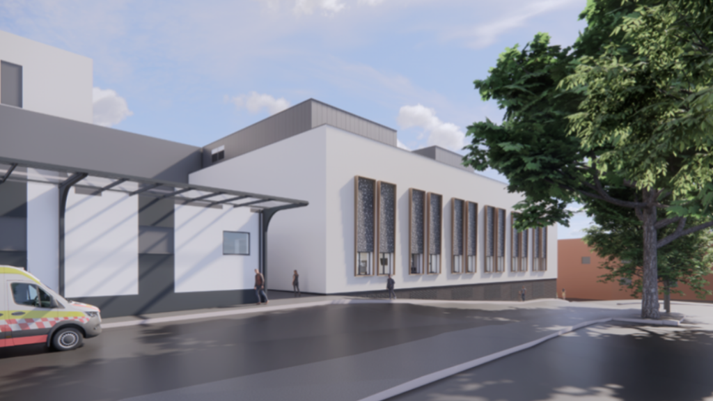 Architects impression of the new Urgent Treatment Centre.